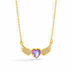 Angel Wings Heart Chain with pendant