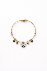 IRA Golden Aura Evil Eye Bangle