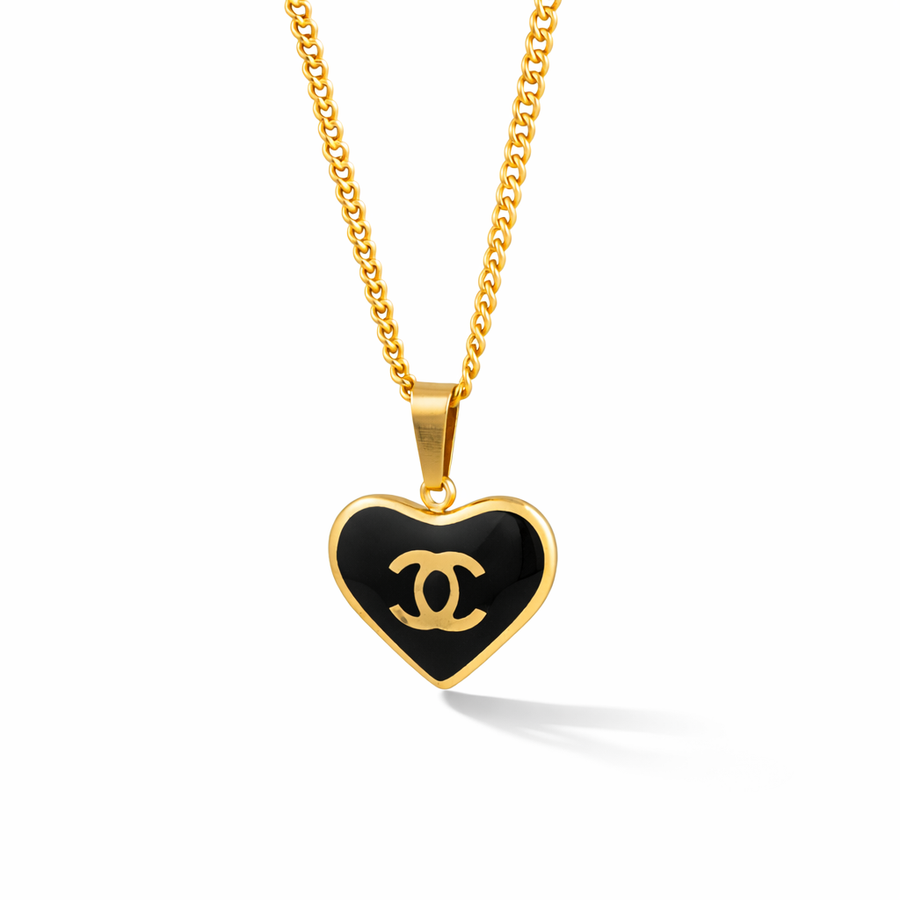 Noir Heart Emblem Pendant