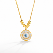 Beaded Evil Eye Guard Pendant