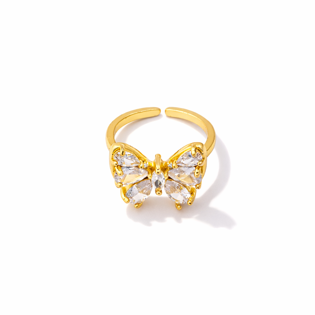 Luna Halo Oval Crystal Ring