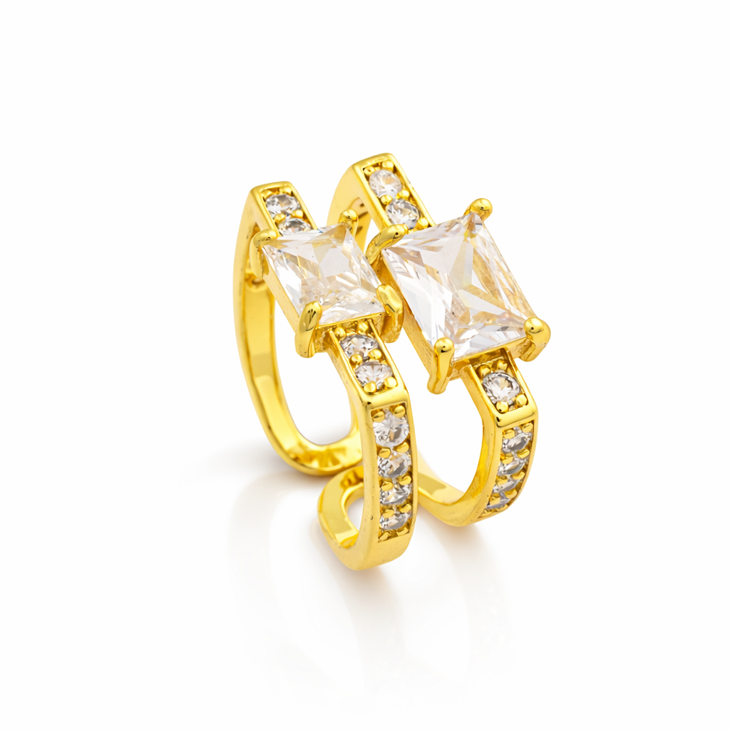 Dual Gleam Adjustable Ring