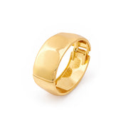 Solara Sculpted Gold Bangle
