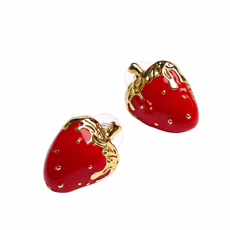 Vintage Strawberry Studs