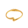 Golden Bloom Floral Cuff Bracelet