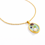 Soft Glow Crystal Chain with pendant