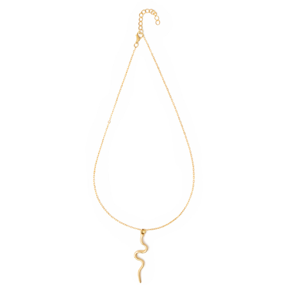 snake chain with pendant