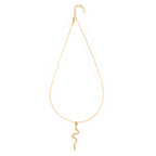 snake chain with pendant