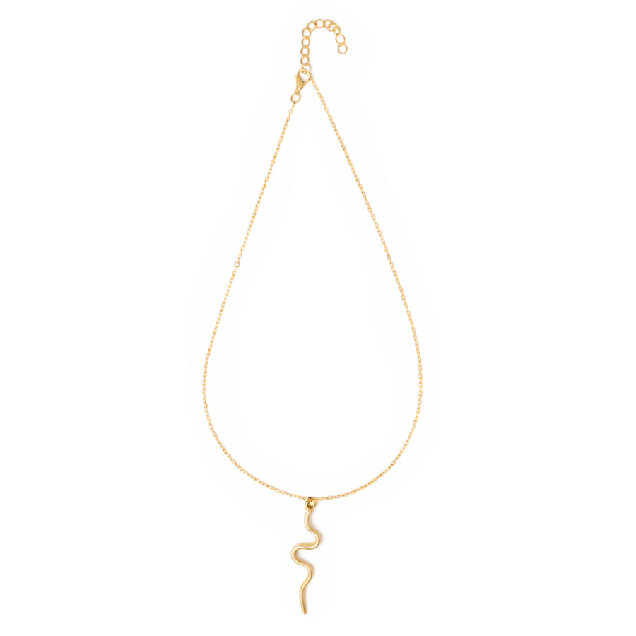 snake chain with pendant