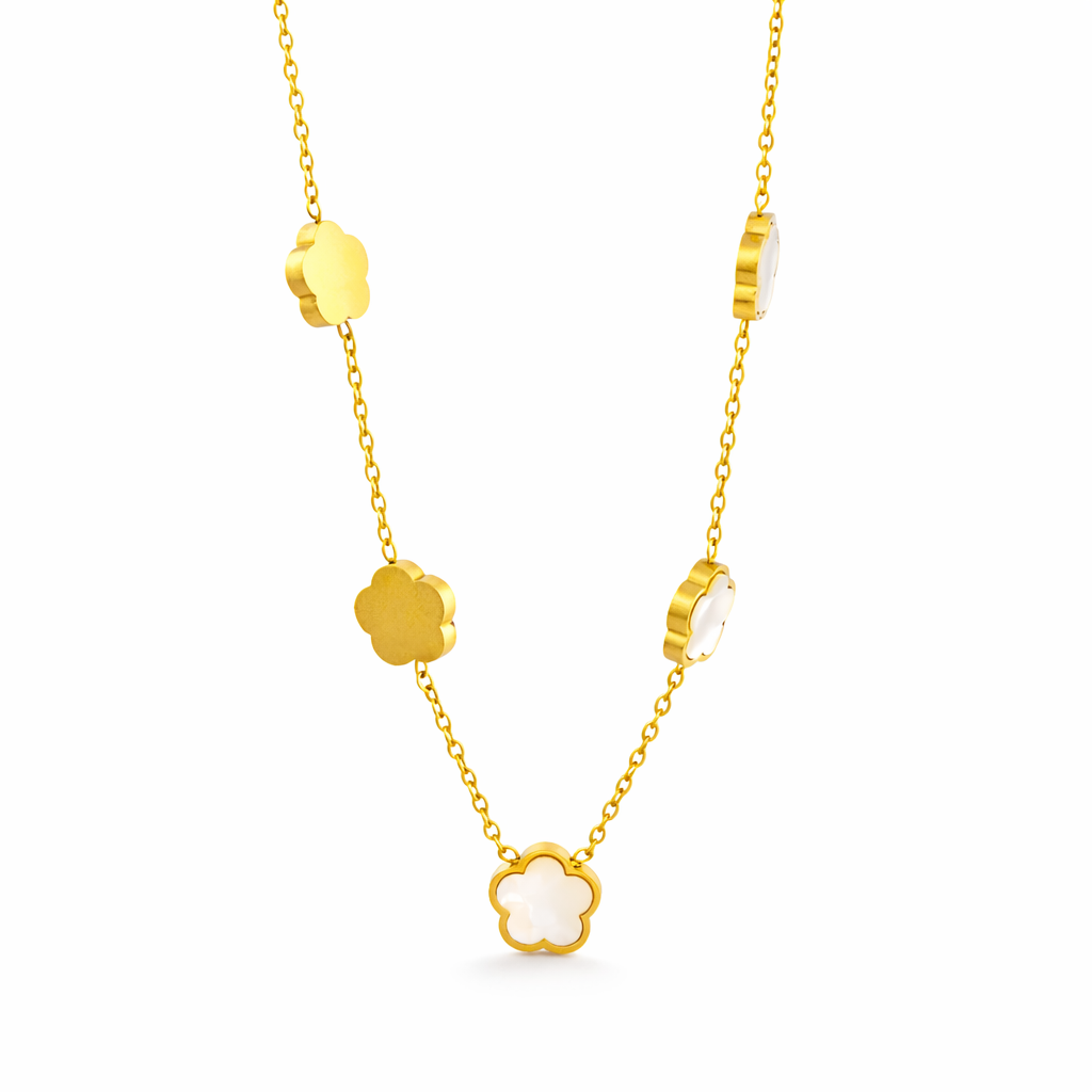 LunaBloom Clover Charm Necklaces