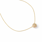 Blush Orbit Pendant with Chain with pendant