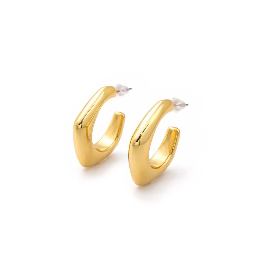 Prism Metallic Hoop Earrings