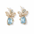 Moonlight Bow Crystal Earrings