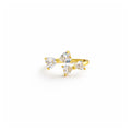 Twin Bow Adjustable Ring