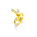 Royal Ribbon Luxe Adjustable Ring