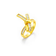Royal Ribbon Luxe Adjustable Ring