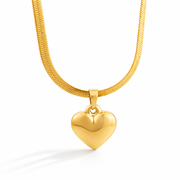 Dainty Heart Drop Necklaces