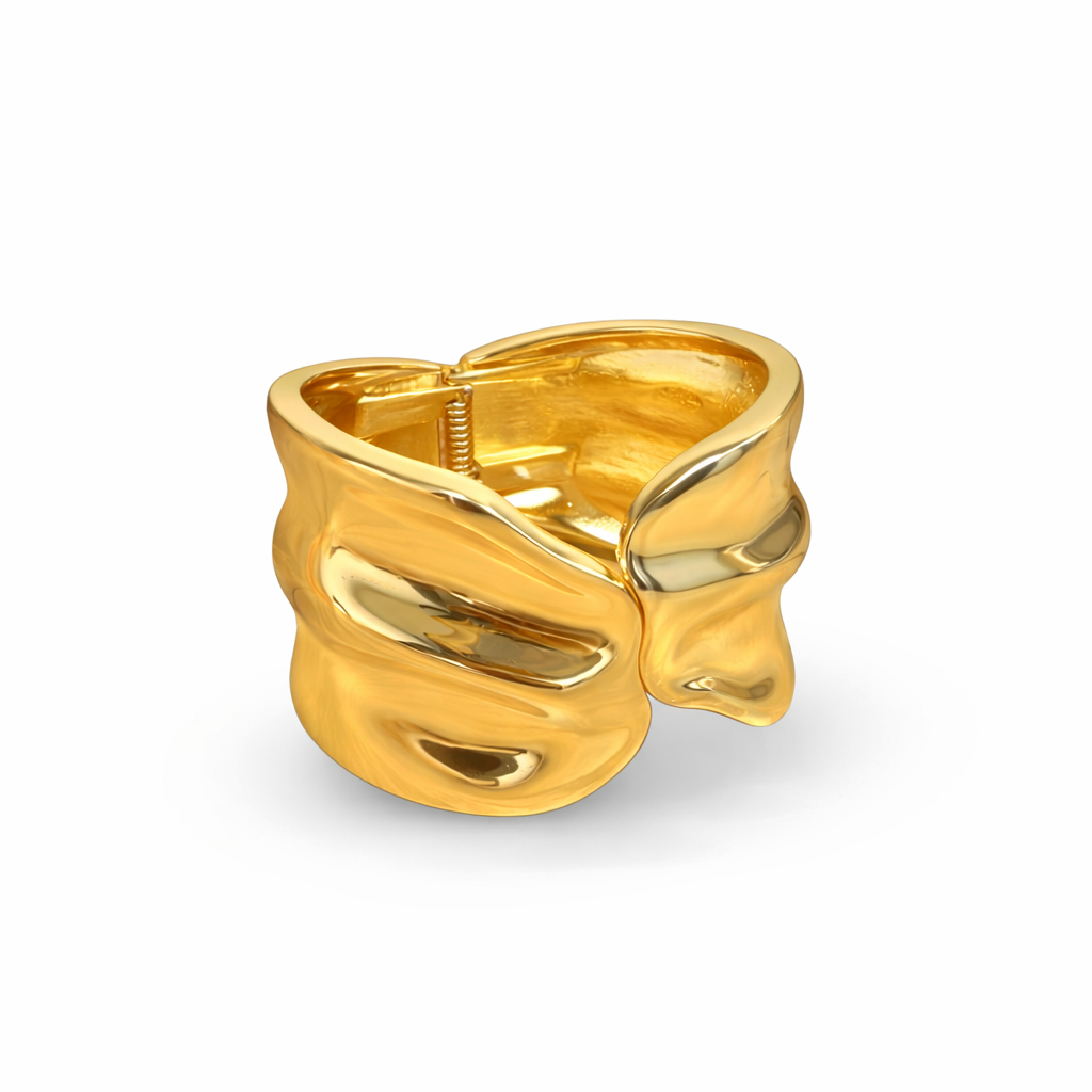 Bold Wave Bangle