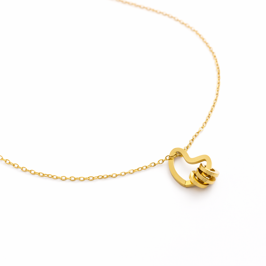 Sculpted Knot Elegance Pendant