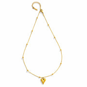 Elegant Love Heart Charm Chain with pendant
