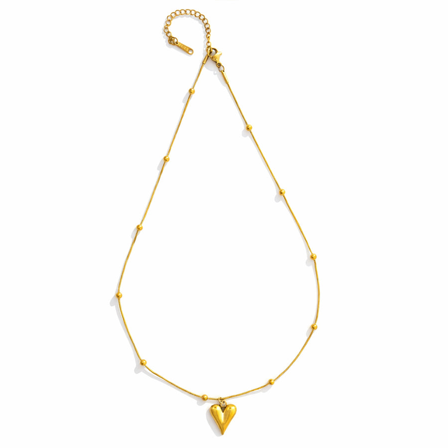 Elegant Love Heart Charm Chain with pendant