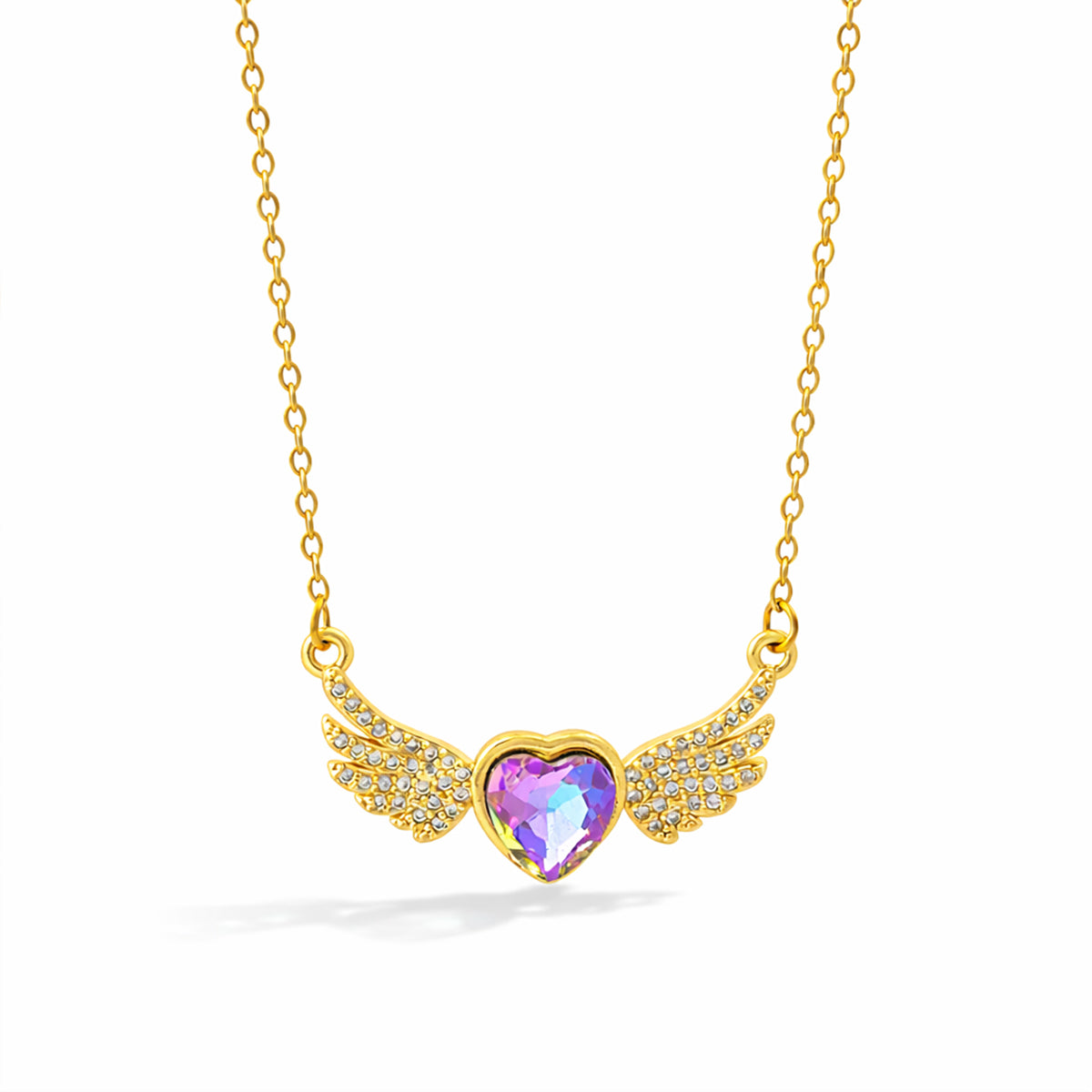 Angel Wings Heart Chain with pendant