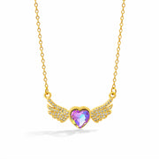 Angel Wings Heart Chain with pendant