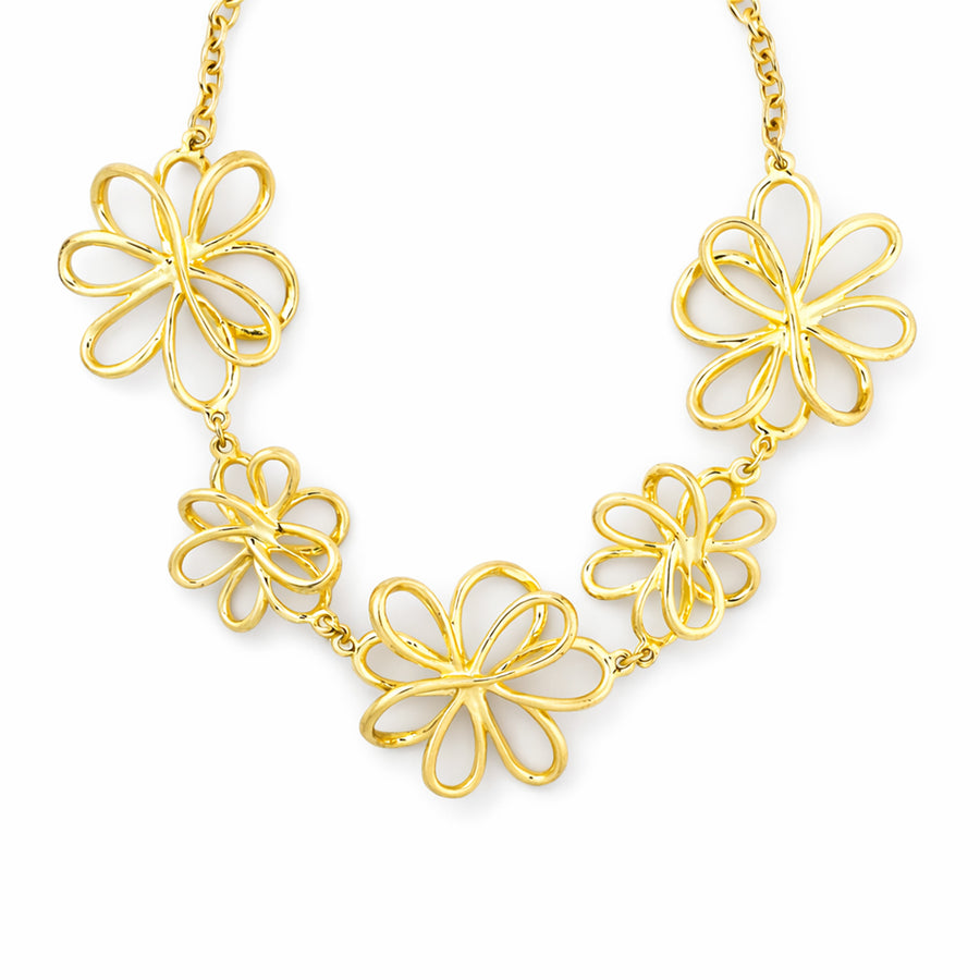 Blooming Blossom Gold Necklaces