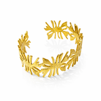 Golden fern Bangle