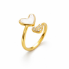 Eternal Love Double Heart Ring