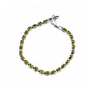 Sage Green Tennis Bracelet
