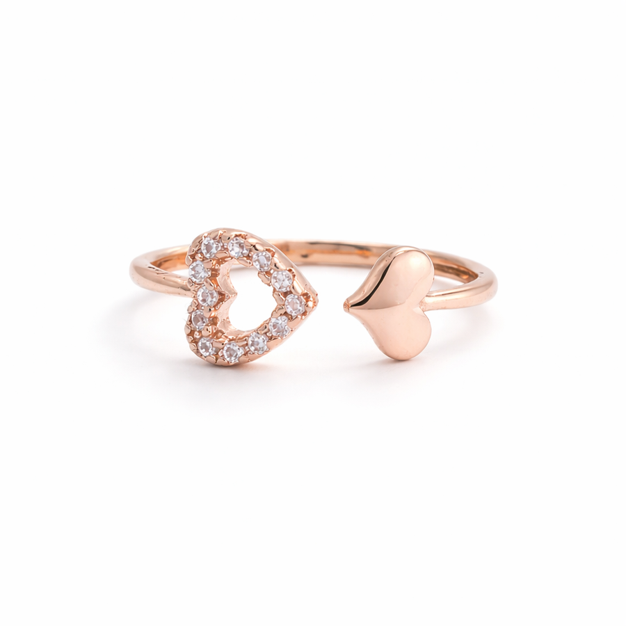 Silver-Tone Elegant Finger Ring