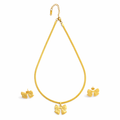 Golden Bow Whisper pendant set