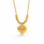 Beaded Luxe Heart Pendant