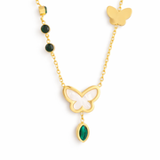 Emerald Flutter Necklaces