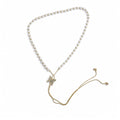 Butterfuly Pearl Necklace