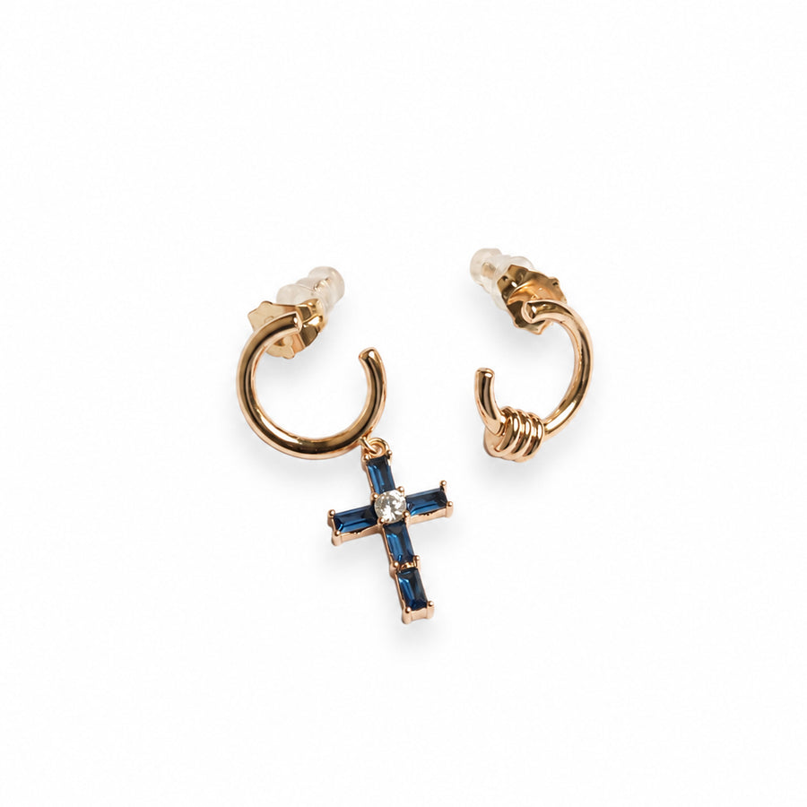 Dangle Cross Earrings