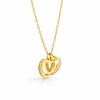 Eternal Heart Hollow Pendant Necklaces