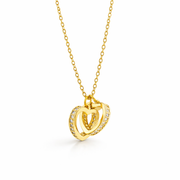 Eternal Heart Hollow Pendant Necklaces