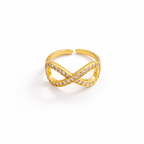 Infinity Spark Adjustable Ring