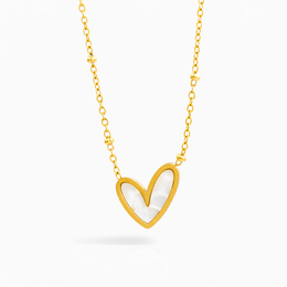 White Heart Pendant