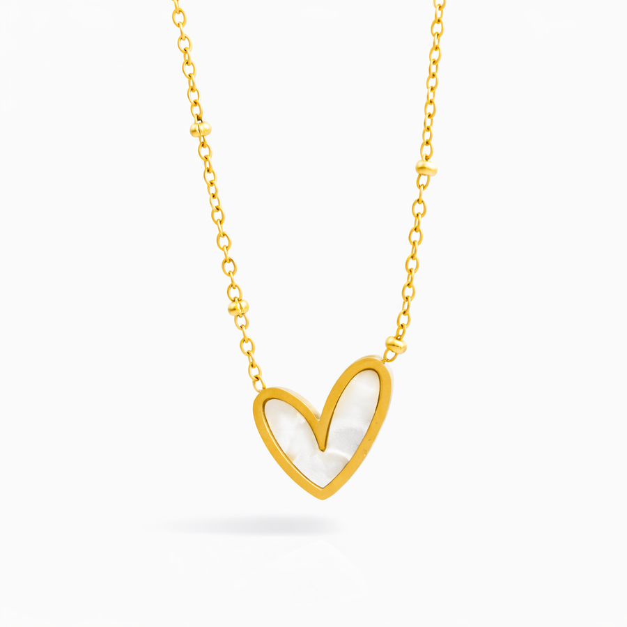 White Heart Pendant