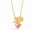 Petite Butterfly Rosé Pendant