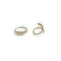 Spiral Bling Hoops