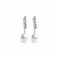 Studded Pearl Danglers