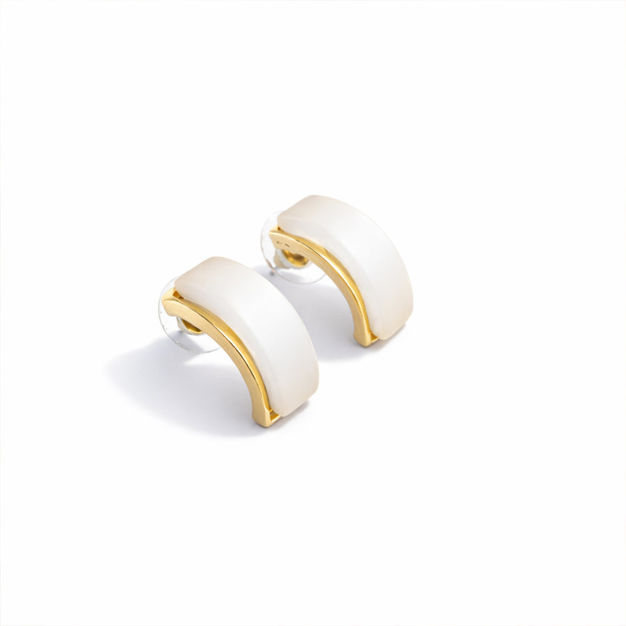 OpalSoft Curve Earrings