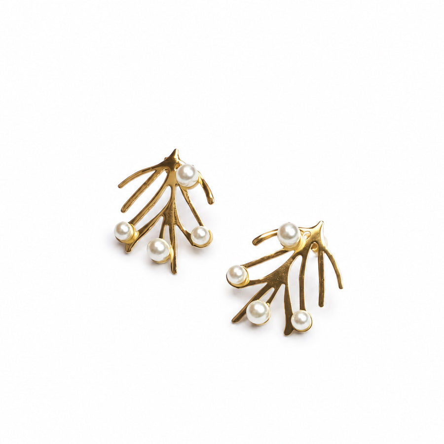 Mistletoe Pearl Earrings