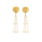 Shell Drop Elegance Earrings