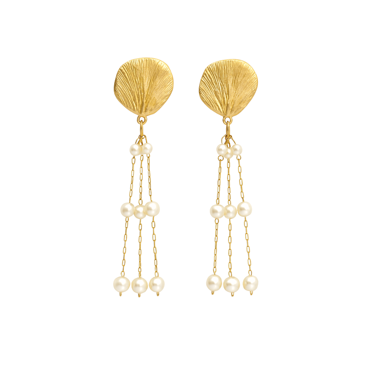 Shell Drop Elegance Earrings