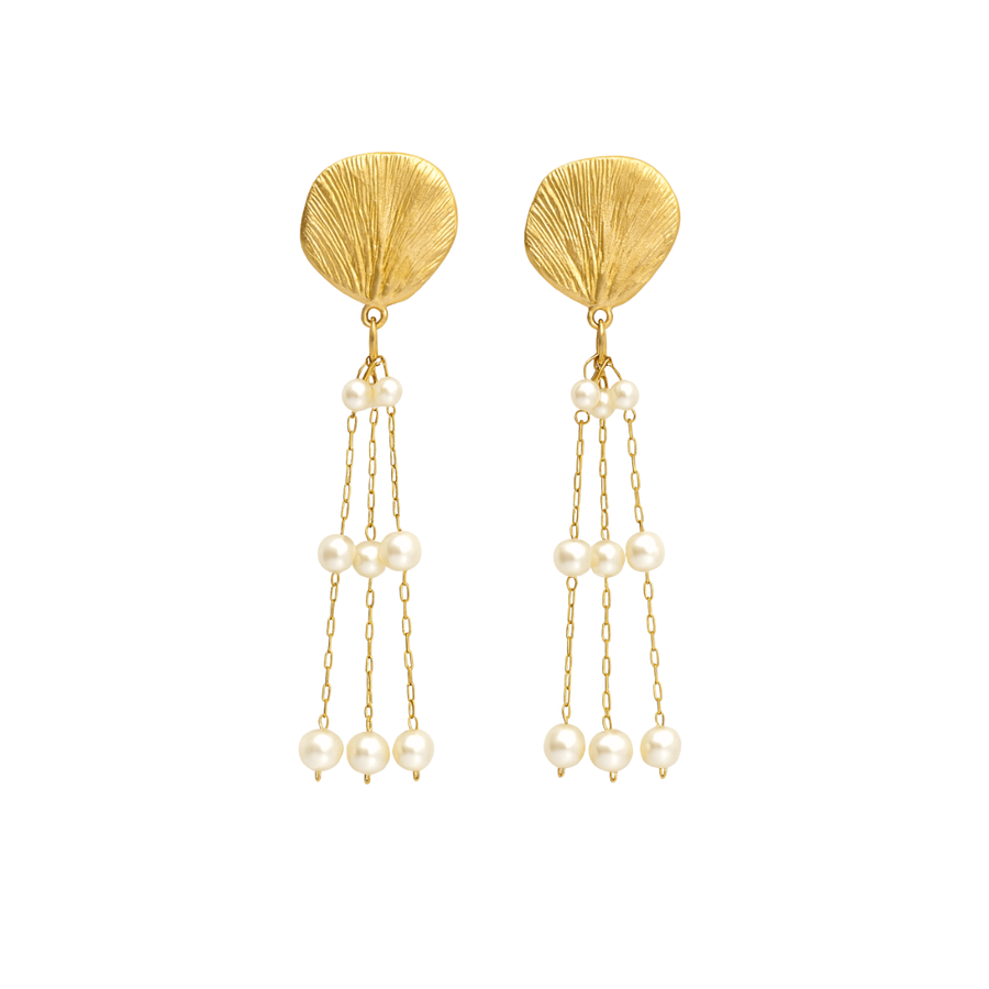 Shell Drop Elegance Earrings